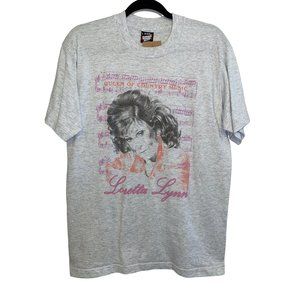 Vintage Loretta Lynn Shirt 1980s Queen of Country Concert Shirt